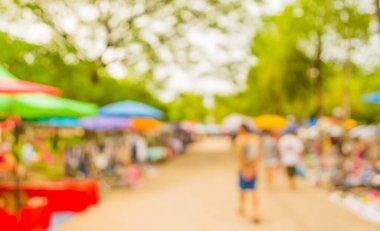 Arka plan kullanımı için günlük piyasanın soyut bulanık görüntüsü .