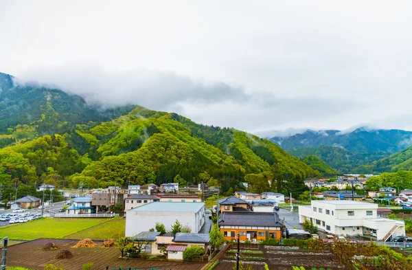 Imagen Casa Moderna Cerca Zona Agrícola Japón Área Residencia Otsuki — Foto de Stock