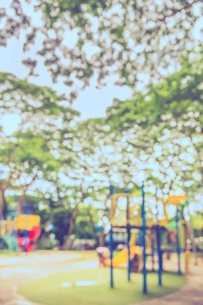 Abstrakte Unschärfe Bild Von Outdoor Playground Garten Mit Bokeh Für — Stockfoto