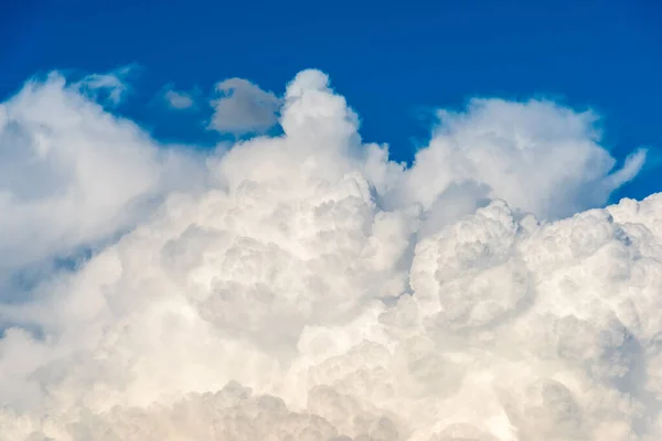 Imagem Céu Azul Nuvem Branca Dia Para Uso Segundo Plano — Fotografia de Stock