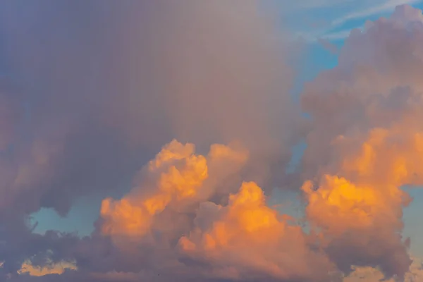 Imagem Céu Azul Nuvem Branca Dia Para Uso Segundo Plano — Fotografia de Stock