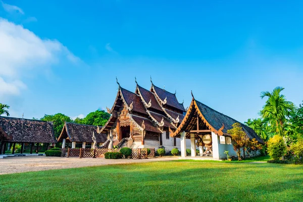 Wat Ton Kain Starý Chrám Dřeva Známý Jako Orientační Bod — Stock fotografie