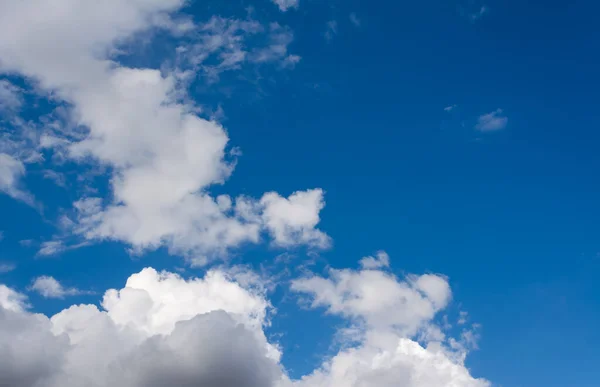 Imagine Cer Albastru Nori Albi Timp Pentru Fundal — Fotografie, imagine de stoc