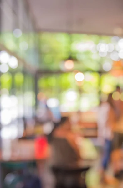 Immagine Astratta Sfocata Caffetteria Ristorante Durante Giorno Con Bokeh Uso — Foto Stock