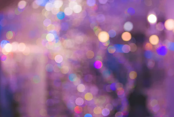 Image Blur Chandelier Bokeh Colorful Light Tone Background Usage — Stock Photo, Image