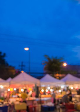 Arka plan kullanımı için Bokeh ile Gece Festivali 'nin bulanık görüntüsü .