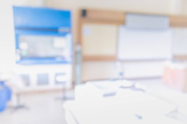 Eczane arkaplan kullanımı için eski laboratuvarın bulanık görüntüsü .