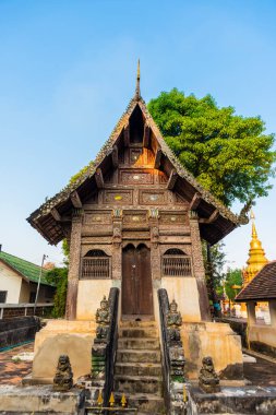 Wat Ubosot, Mae Hia, Chiang Mai Tayland 'da bulunan şehrin simgesi olarak bilinen eski bir tapınak..