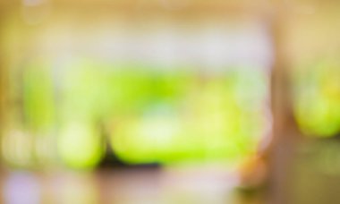 Arkaplan kullanımı için Bokeh kullanan modern bir iş merkezinin lobisinin soyut bulanık görüntüsü .