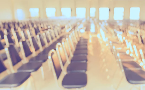 Imagen Borrosa Tono Vintage Sala Auditorio Vacía Para Uso Fondo — Foto de Stock