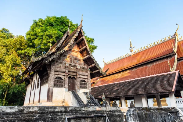 Wat Ubosot Mae Hia Chiang Mai Tayland Bulunan Şehrin Simgesi — Stok fotoğraf