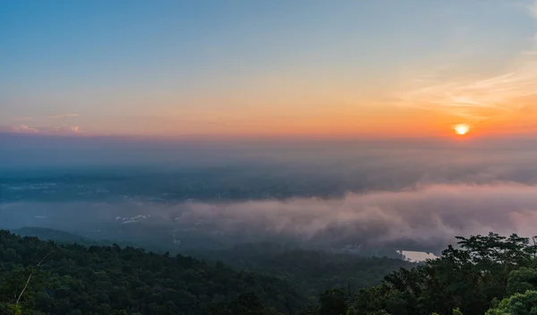 Изображение Провинции Чиангмай Таиланд Старый Вид Город Высоты Угла Утреннее — стоковое фото