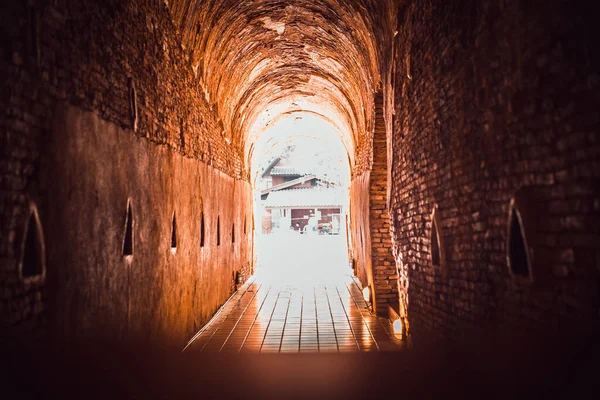 Stary Tunel Wat Umong Świątyni Suan Puthatham Chiang Mai Tajlandia — Zdjęcie stockowe