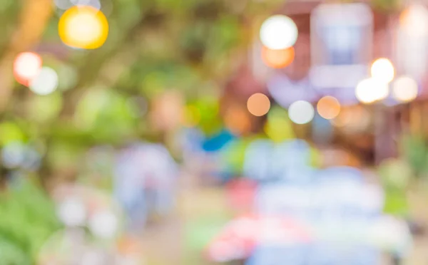 Abstract Blur Image Outdoor Coffee Shop Restaurant Day Time Bokeh — Stock Photo, Image