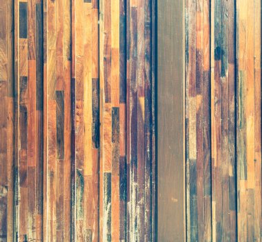 Eski ahşap duvar arka planının klasik ton görüntüsü.