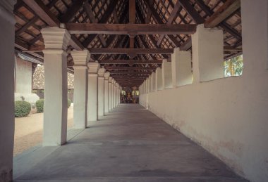 Wat Ton Kain 'in klasik ton görüntüsü, Chiang Mai Tayland' daki eski tapınak..