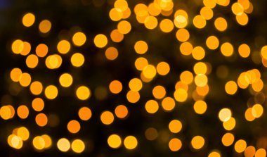 Sıcak renkli ışıklarla bulanık bokeh arkaplan resmi .