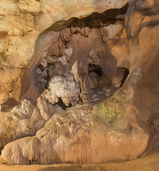 Texture of cave wall in Chiang dao district, Chiang Mai Province ,Thailand.