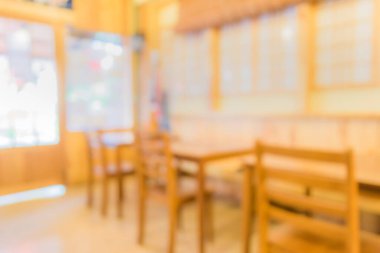 Bokeh ile Japon restoranının bulanık arkaplan görüntüsü soyut bulanık
