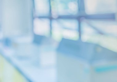 Bilim ve eczacılık için modern laboratuvarın bulanık görüntüsü iş geçmişi kullanımı .