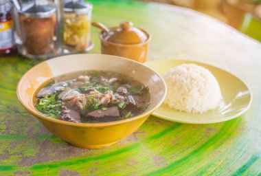 Çin çorbası görüntüsü.