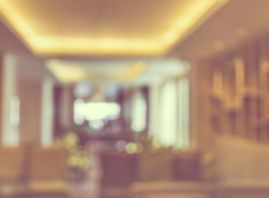 Arka plan kullanımı için oturma odasının bulanık görüntüsü .