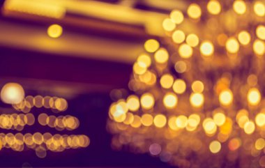 Arkaplan kullanımı için Bokeh tonunda bulanık avize görüntüsü .