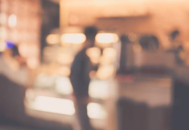 Arkaplan kullanımı için bokeh ile bulanık fırın görüntüsü.