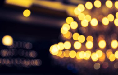 Arkaplan kullanımı için Bokeh tonunda bulanık avize görüntüsü .