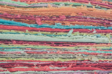 El yapımı kağıt dokusu (Sa Paper) resmi.