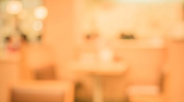 Bokeh ile restoranın bulanık arkaplan görüntüsü. (Klasik ton))
