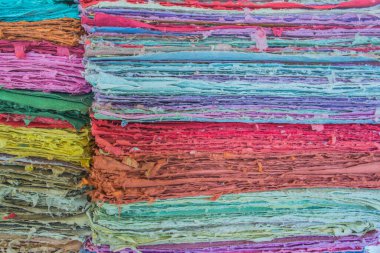 El yapımı kağıt dokusu (Sa Paper) resmi.