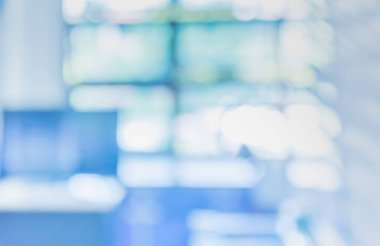 Bilim ve eczacılık için modern laboratuvarın bulanık görüntüsü iş geçmişi kullanımı .