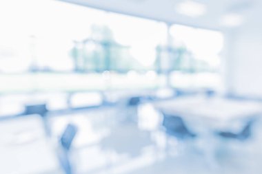 mavi tonu görüntü için arka plan kullanım gün zamanında bina modern restoranda parlak ve temiz penceresinin bulanıklık.