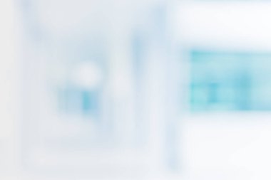 Görüntü ofis pencere, kapı ve koridor parlak ve temiz sesi için arka plan kullanım bokeh ile bulanıklık.