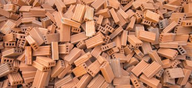 kırmızı tuğla duvar doku görüntü .