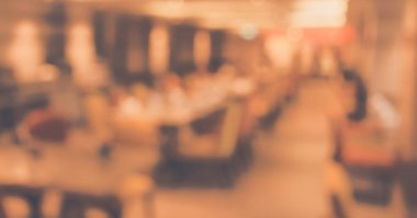 Görüntü bulanık Retro kahve dükkanı veya restoranın fro fon kullanımı.