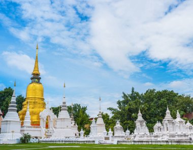 Wat Suan Dok 'taki pagoda resmi, Chiang Mai, Tayland