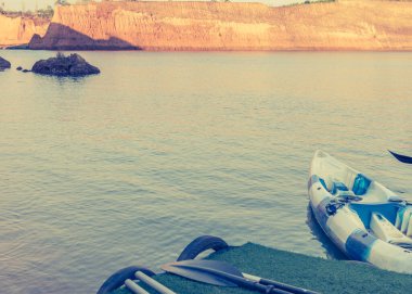 Kanyonun yakınındaki göldeki kanonun klasik ton görüntüsü..