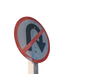 Beyaz arkaplanda izole edilmiş olarak sağ işareti açma