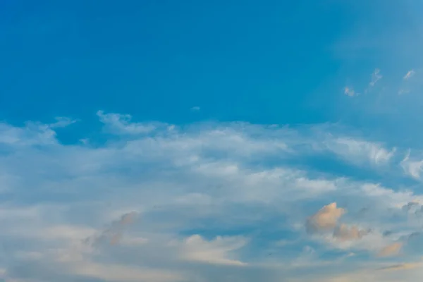 Imagen Del Cielo Azul Nube Blanca Durante Día Para Uso — Foto de Stock