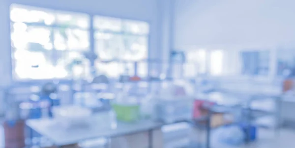 Imagen Borrosa Del Laboratorio Moderno Para Uso Fondo Farmacia — Foto de Stock