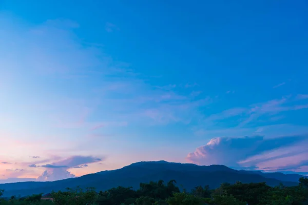 Image Beauty Sunny Day Mountain Background Doi Suthep Chiang Mai — Stock Photo, Image