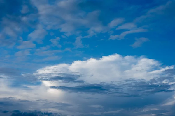 Imagen Del Cielo Azul Nube Blanca Durante Día Para Uso — Foto de Stock