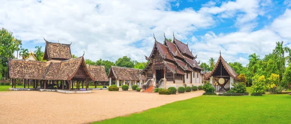 Wat Ton Kain Starý Chrám Dřeva Chiang Mai Thajsku — Stock fotografie