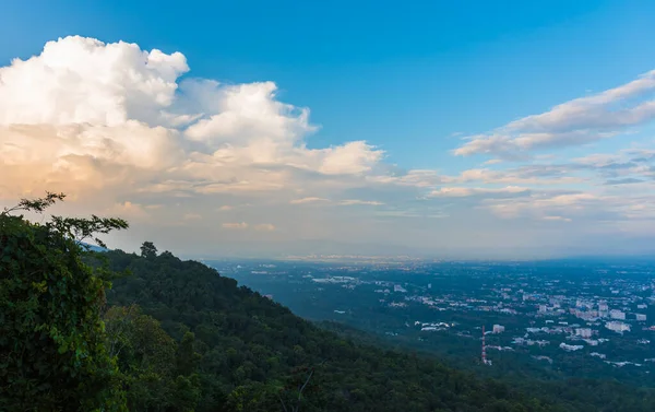 Beeld Van Chiang Mai Provincie Thailand Oude Stad Regen Dag — Stockfoto