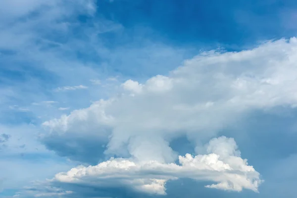Imagem Céu Azul Nuvem Branca Dia Para Uso Segundo Plano — Fotografia de Stock