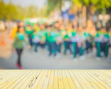 Özet olarak bulanık spor gününün arka plan kullanımı geçidi .