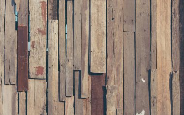 Doğal desenli ahşap dokunun görüntüsü. (Klasik ton))