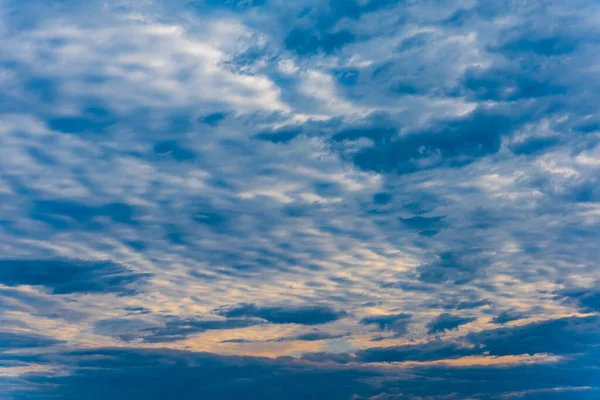 Obrázek Modré Oblohy Bílého Mraku Denní Čas Pro Použití Pozadí — Stock fotografie